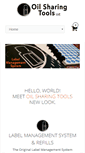 Mobile Screenshot of oilsharingtools.com
